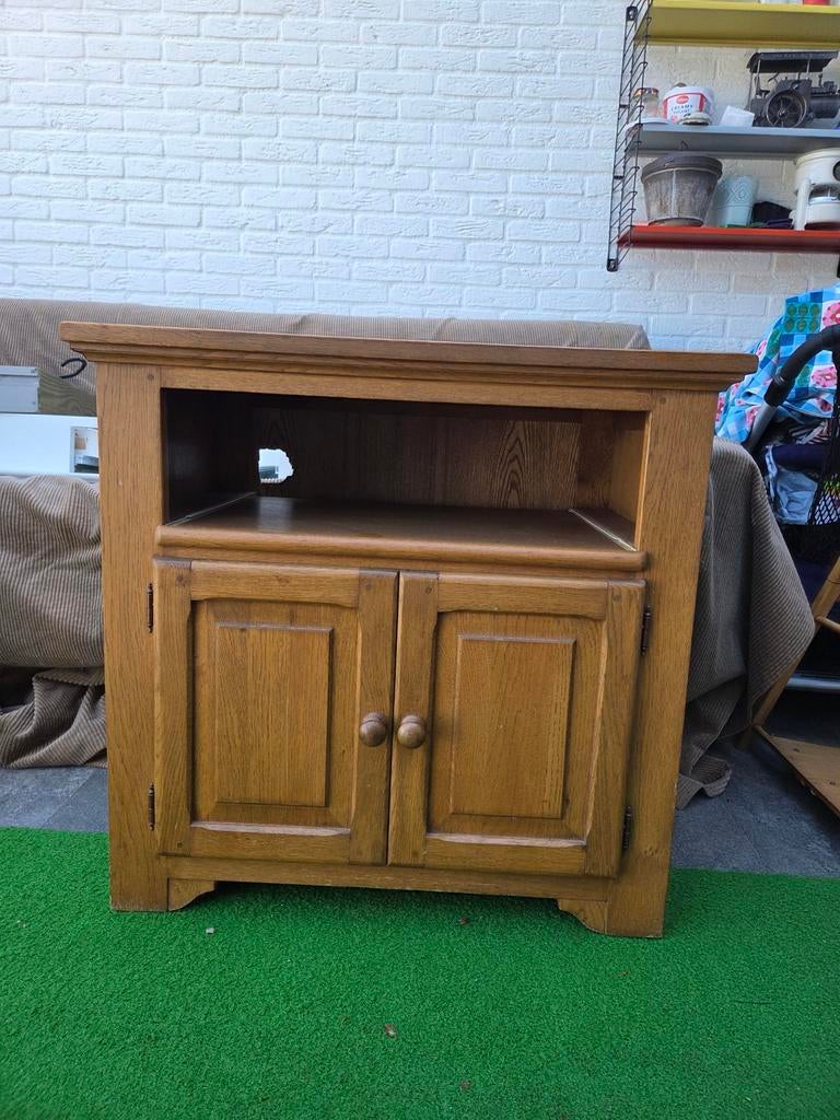 Houten tv-meubel / dressoir op wieltjes, Ophalen of Verzenden