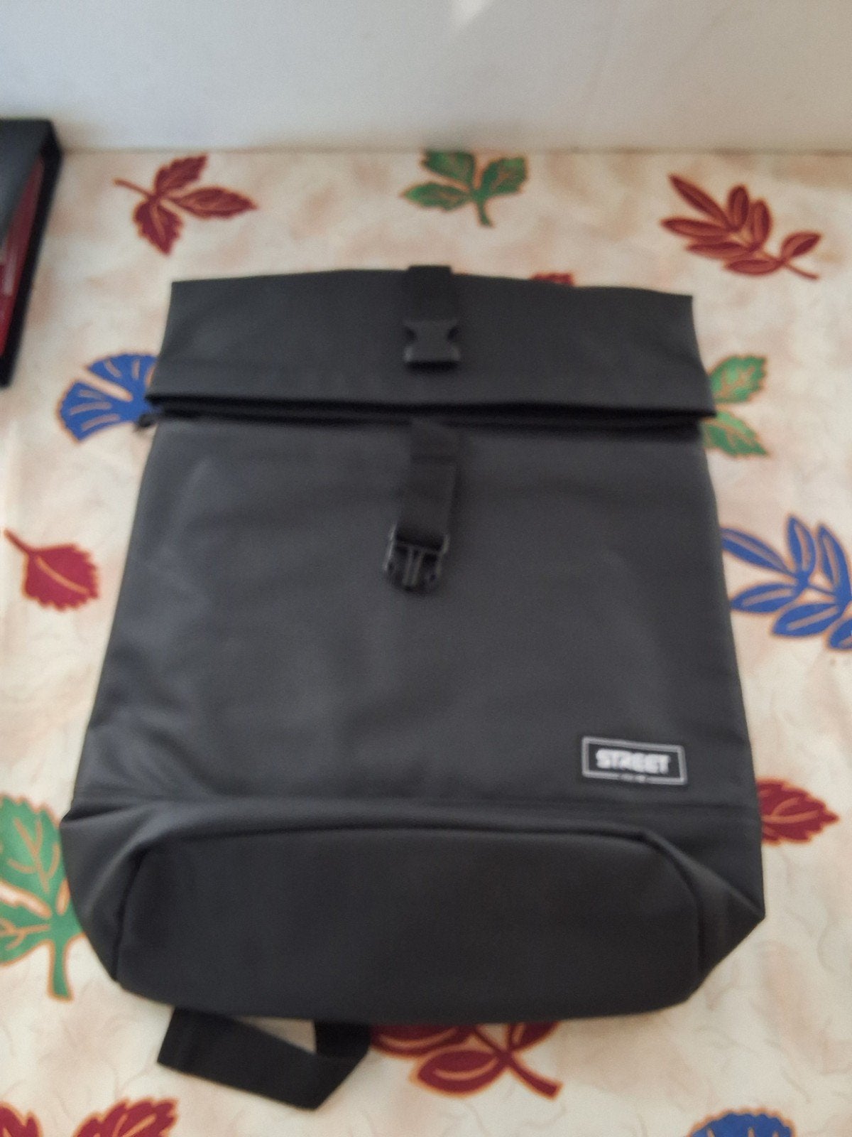 Zwarte rolltop rugzak - Street, Ophalen of Verzenden