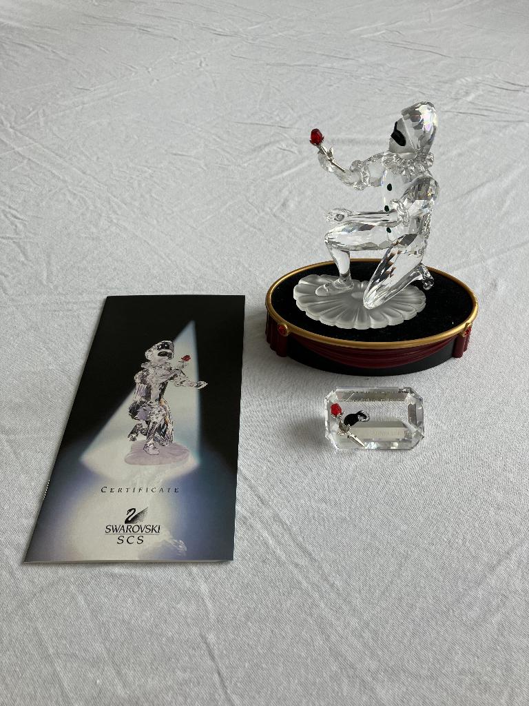 Swarovski Harlekijn met certificaat, Ophalen of Verzenden, Zo goed als nieuw, Figuurtje