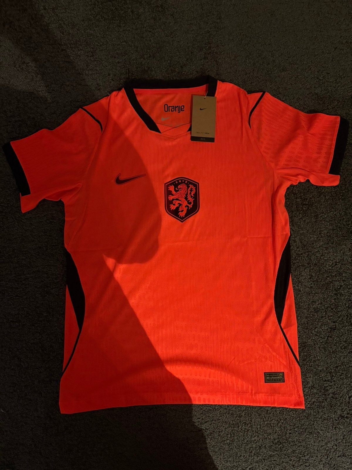 WK 2026 Nederlands Elftal Spelersversie Shirt in maten S/L/M, Verzenden, Zo goed als nieuw, Shirt