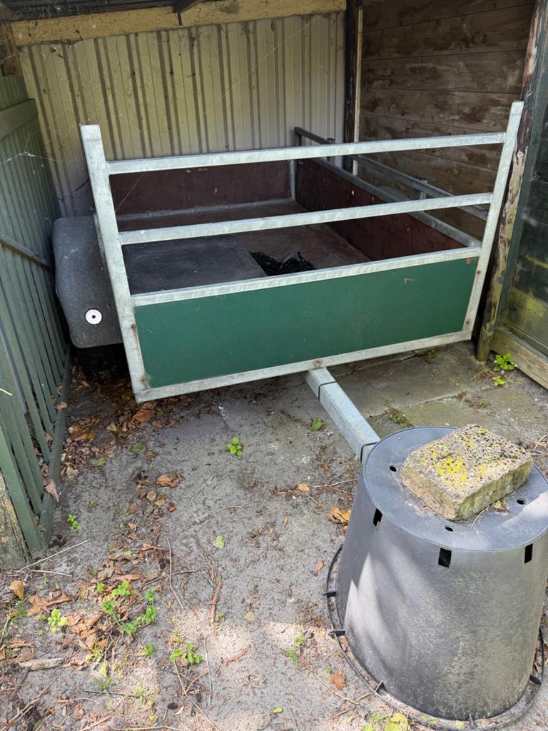 Anssems aanhangwagen - 1,70 x 1,10m bakmaat, Ophalen, Gebruikt