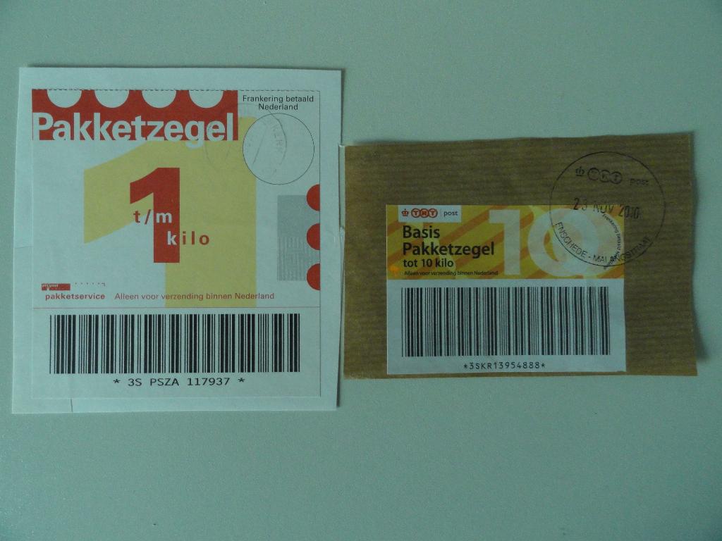 K747 pakketzegels, Ophalen of Verzenden