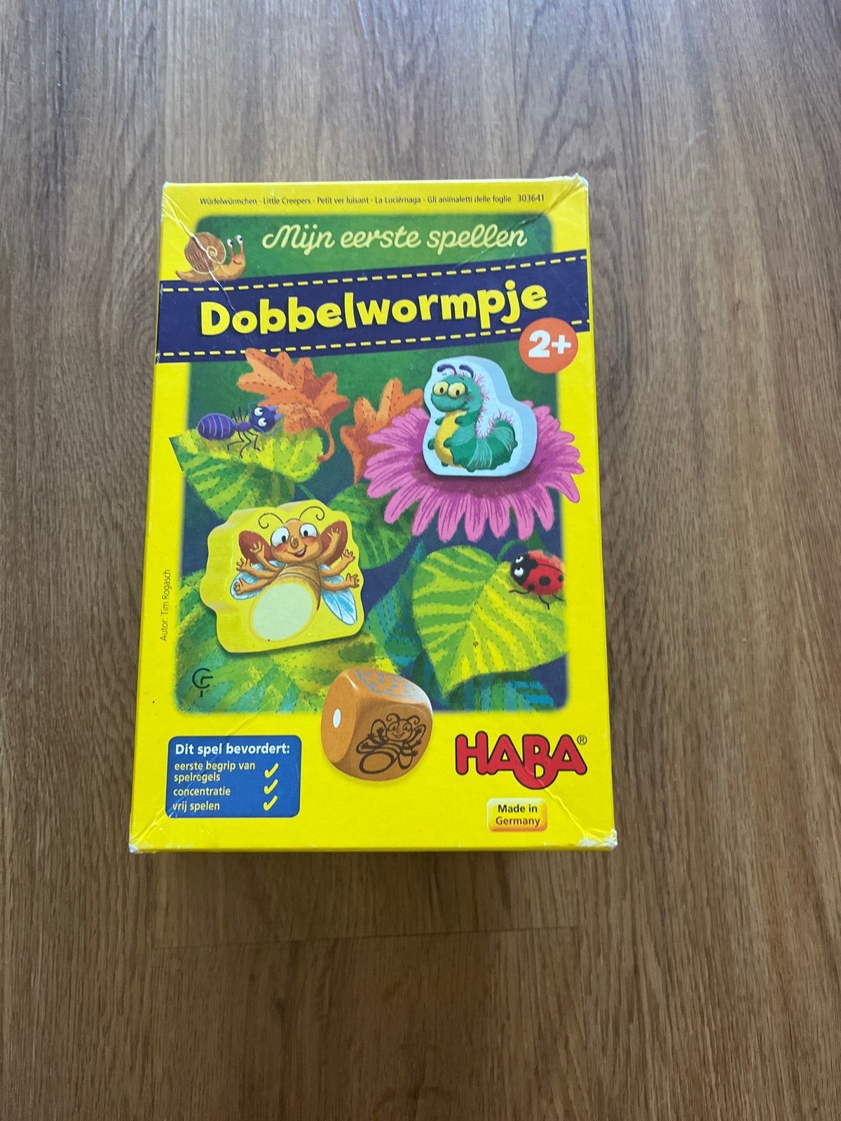 HABA Mijn eerste spellen: Dobbelwormpje (2+), Hobby en Vrije tijd, Gezelschapsspellen | Bordspellen, Een of twee spelers, Ophalen