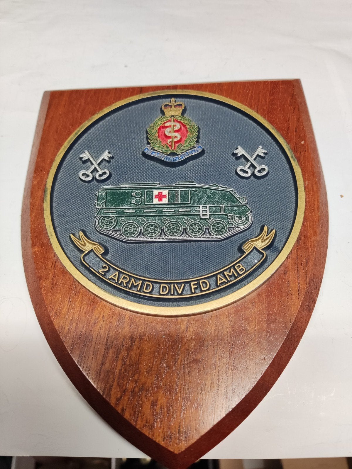 wandschild Pantserrups gewonden eenheid. Brits., Ophalen of Verzenden, Landmacht, Engeland, Embleem of Badge