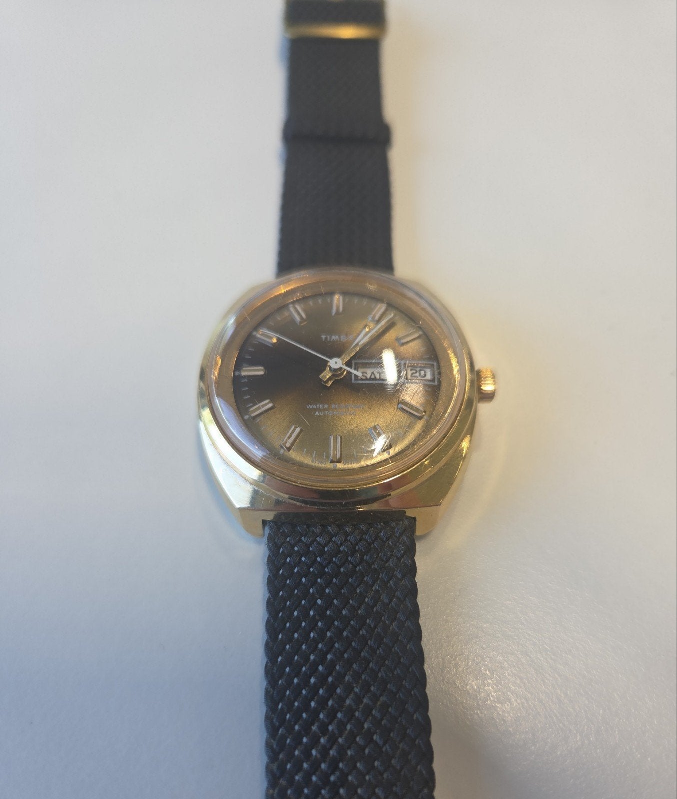 Vintage Timex automatic horloge, Overige merken, Staal, X, 1960 of later