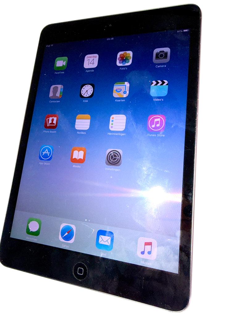 Apple iPad mini 16 GB - grijs - iOS 9.3.5, Computers en Software, Apple iPads, Apple iPad, 8 inch, Ophalen of Verzenden, Zo goed als nieuw