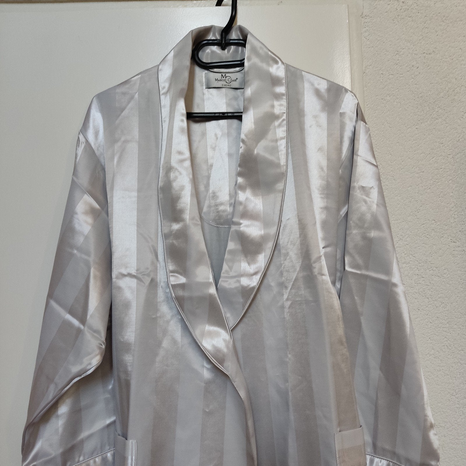 Marcel Clair satijnen badjas/ochtendjas, maat 40/42, Kleding | Dames, Ophalen of Verzenden