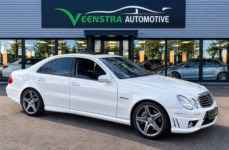 Mercedes-Benz E-Klasse Emotie & performance E 63 AMG 6.2 V8, Auto's, Achterwielaandrijving, Gebruikt, Wit, Leder