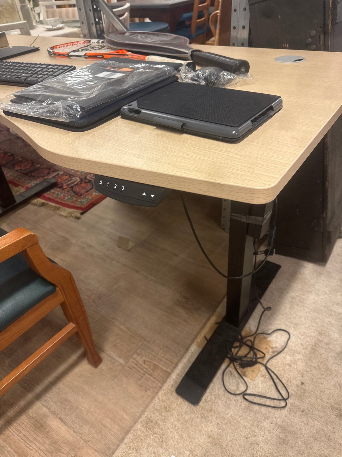 Zit-sta bureau 180x80 cm - Elektrisch verstelbaar, Huis en Inrichting, Bureaus, Ophalen, Zit-sta bureau, Elektrisch, Gebruikt