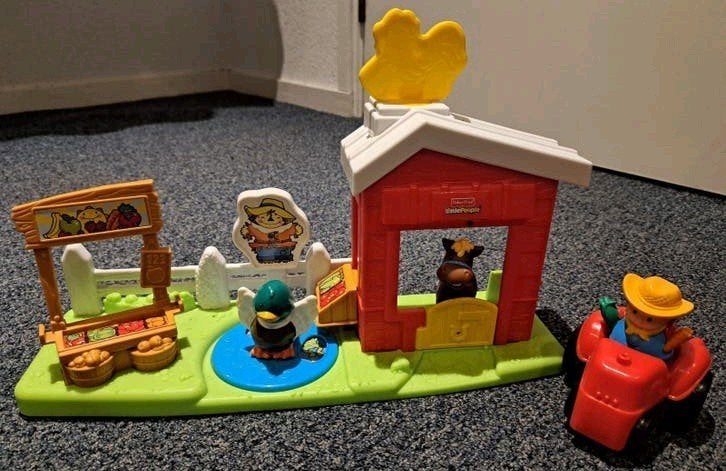 Fisher-Price Little People Boerderij Speelset Compleet, Ophalen of Verzenden, Zo goed als nieuw, Jongen of Meisje