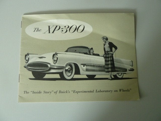 1951 Buick XP-300 Experimental Concept Car Brochure USA, Ophalen of Verzenden, Gelezen, Overige merken