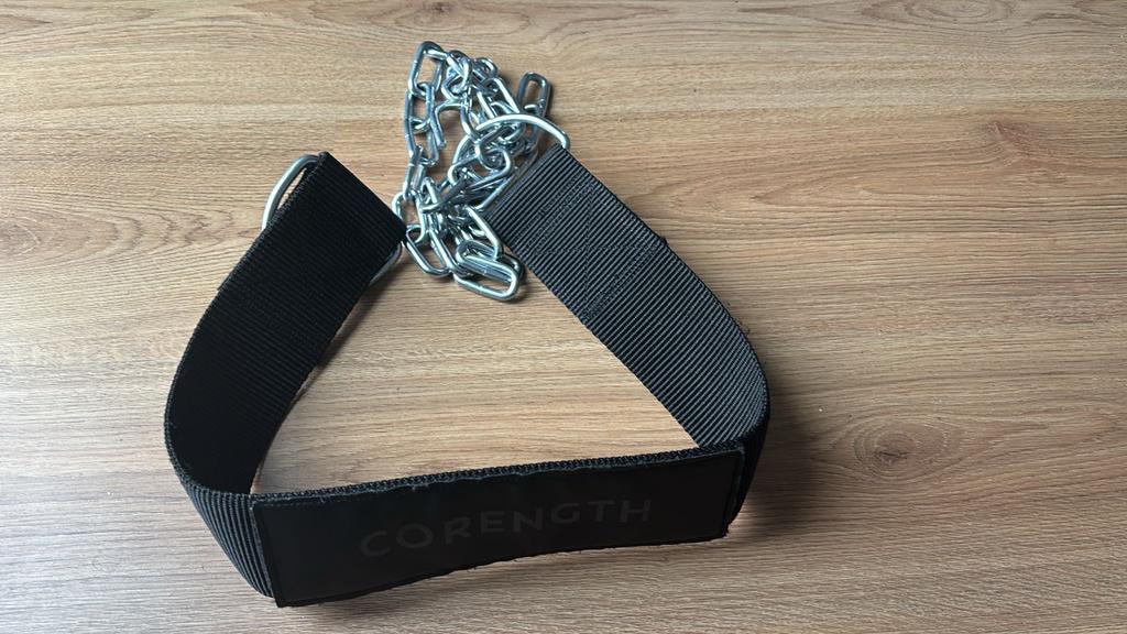 Decathlon Dip Belt - Gewichtheffen, Ophalen of Verzenden, Zo goed als nieuw, Armen, Halterriem