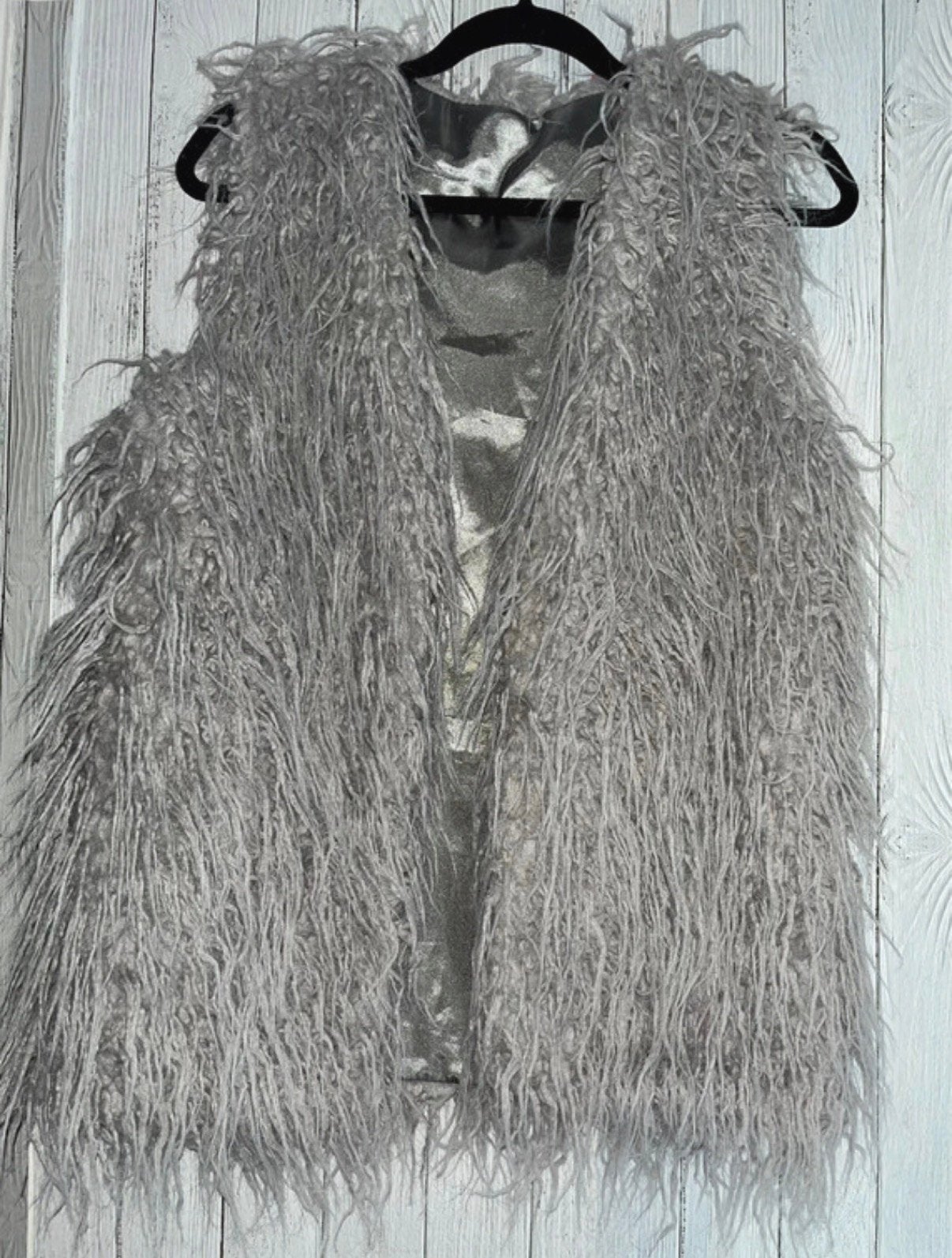 Fluffy harig vestje onesize, Kleding | Dames, Ophalen of Verzenden, Zo goed als nieuw, Maat 46/48 (XL) of groter