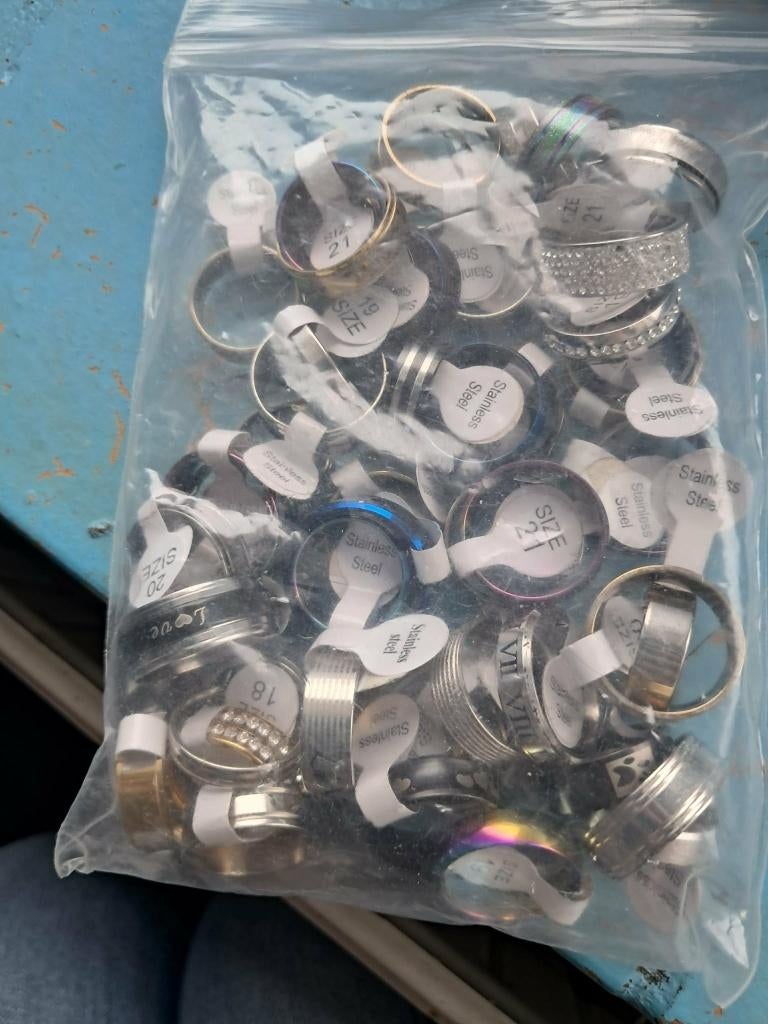 Ringen diverse maten, Ophalen, Overige materialen, Overige kleuren, 19 tot 20