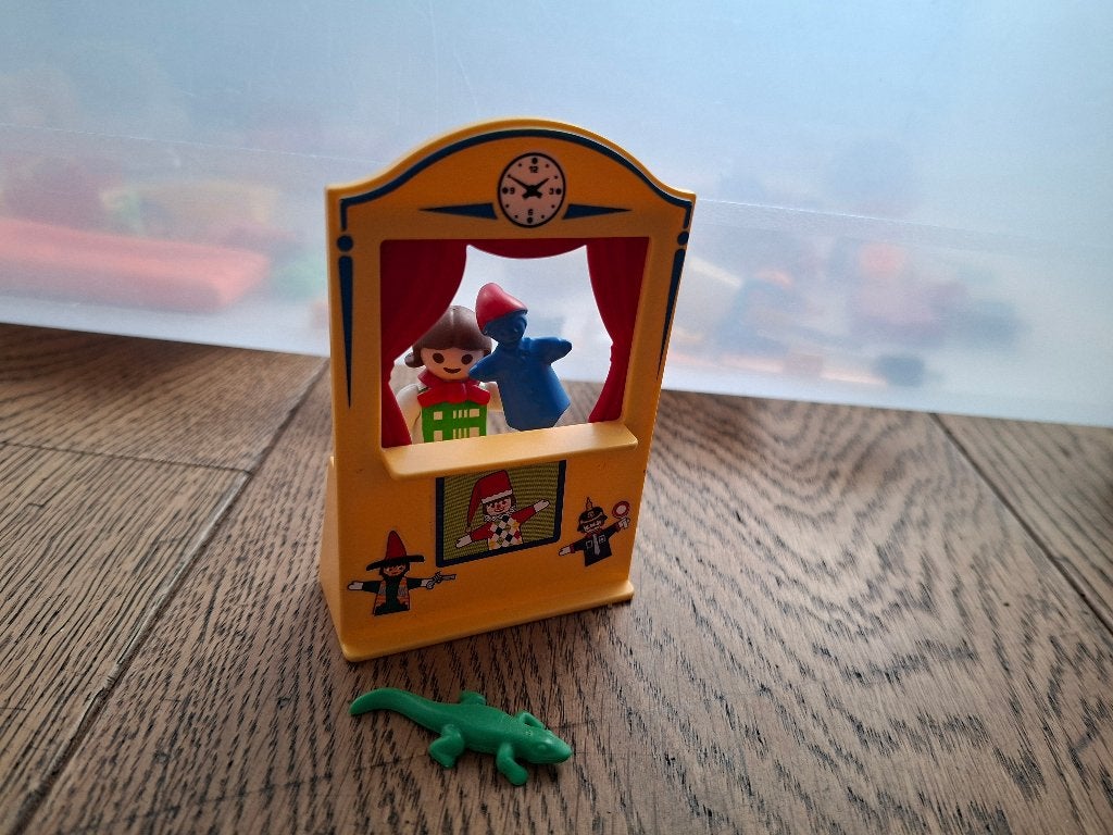 Playmobil 4664 poppenkast, Gebruikt, Complete set, Ophalen of Verzenden, Figuren