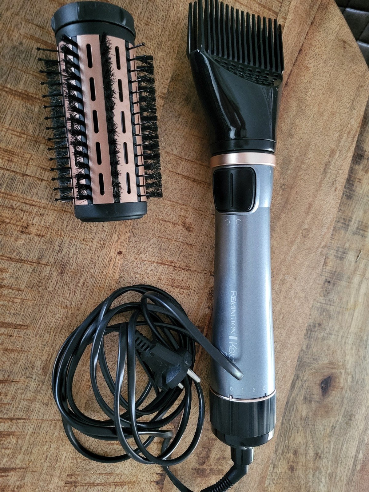Remington Keratin Protect Föhnborstel, Ophalen of Verzenden, Zo goed als nieuw, Haarverzorging