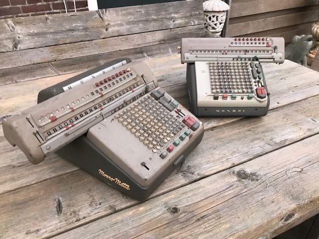 Monro Matic antieke rekenmachine brocante, Ophalen of Verzenden