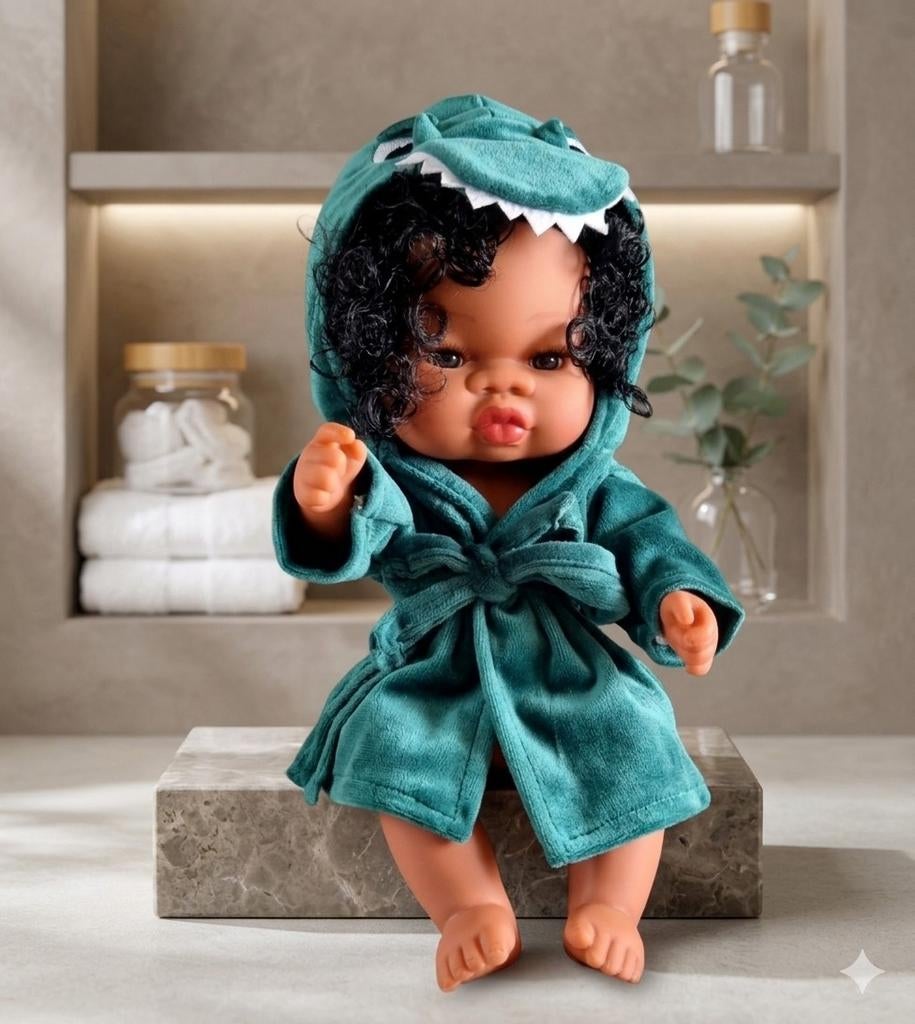 Kleine reborn baby pop - Compleet van vinyl, Ophalen of Verzenden, Nieuw, Pop
