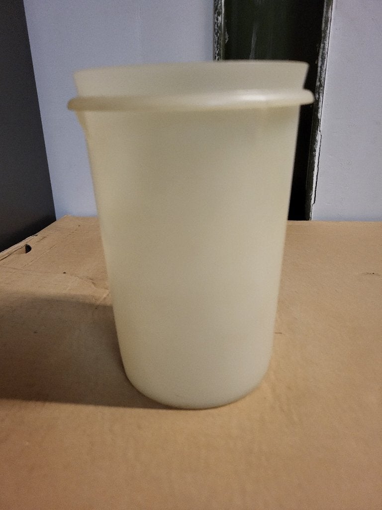 Tupperware koker.             Transparant., Ophalen of Verzenden, Gebruikt, Overige typen
