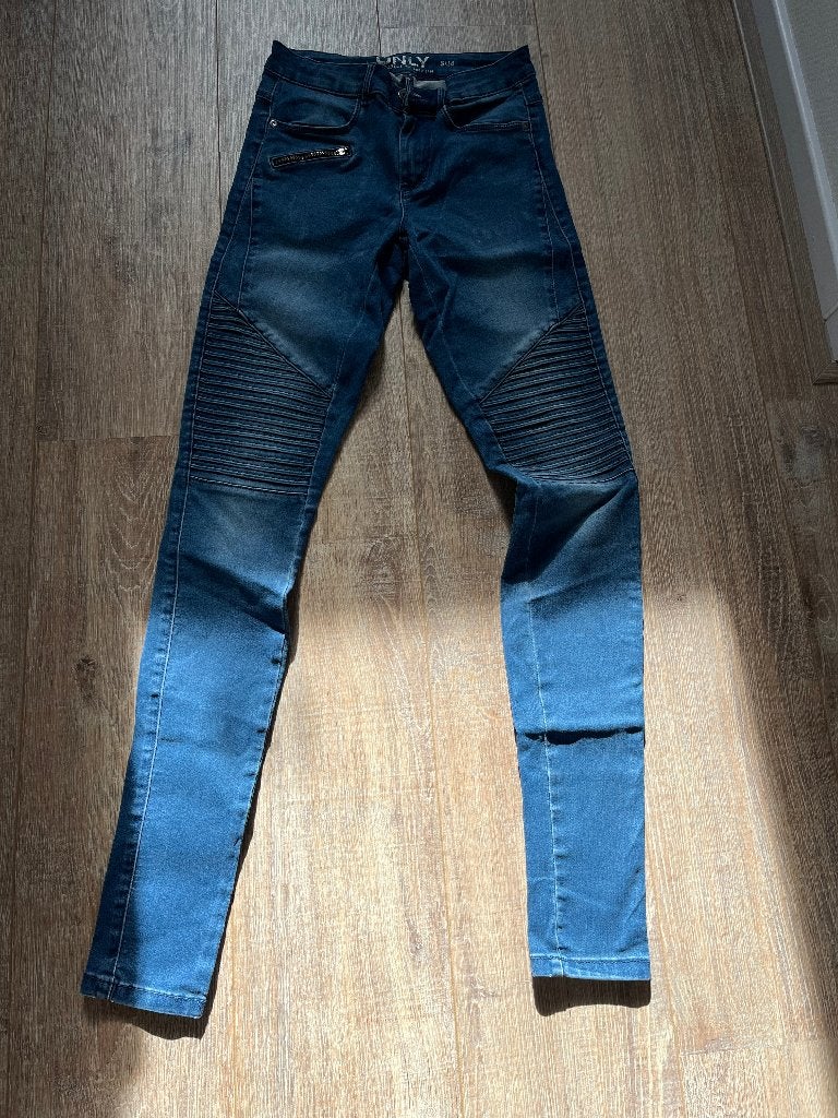 Only Damesspijkerbroek  S/34, Only, Blauw, Ophalen of Verzenden, W27 (confectie 34) of kleiner