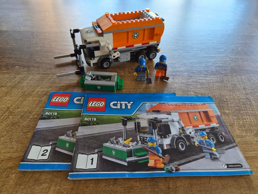 LEGO 60118 City Vuilniswagen, City, Lego, Ophalen of Verzenden, Complete set
