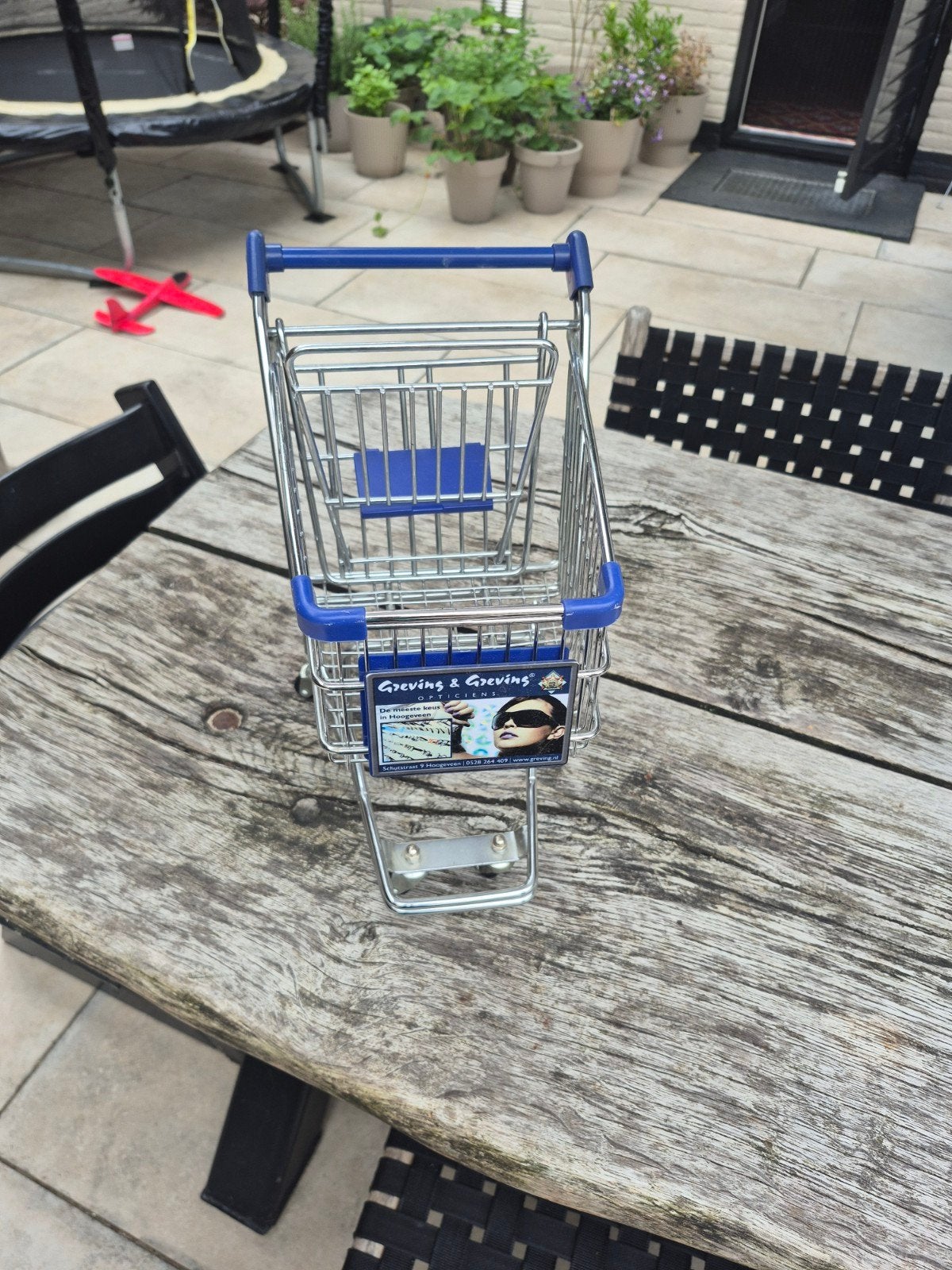 Miniatuur Winkelwagentje - Decoratie/Speelgoed, Ophalen, Gebruikt
