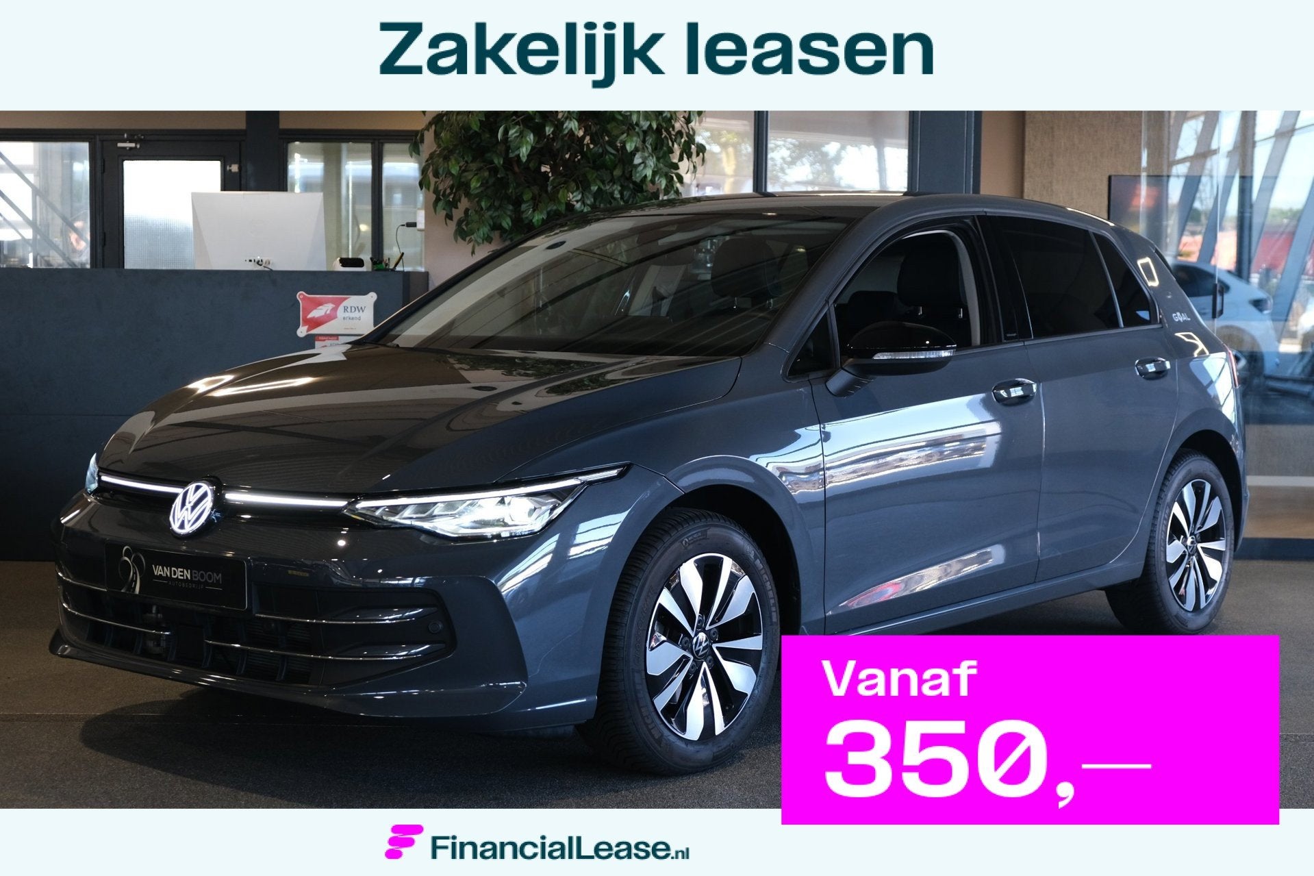 Volkswagen Golf 1.5 TSI 8.5 GOAL Navi Trek Acc Pdc Led Stoel, Voorwielaandrijving, Dealer onderhouden, Stof, 4 cilinders