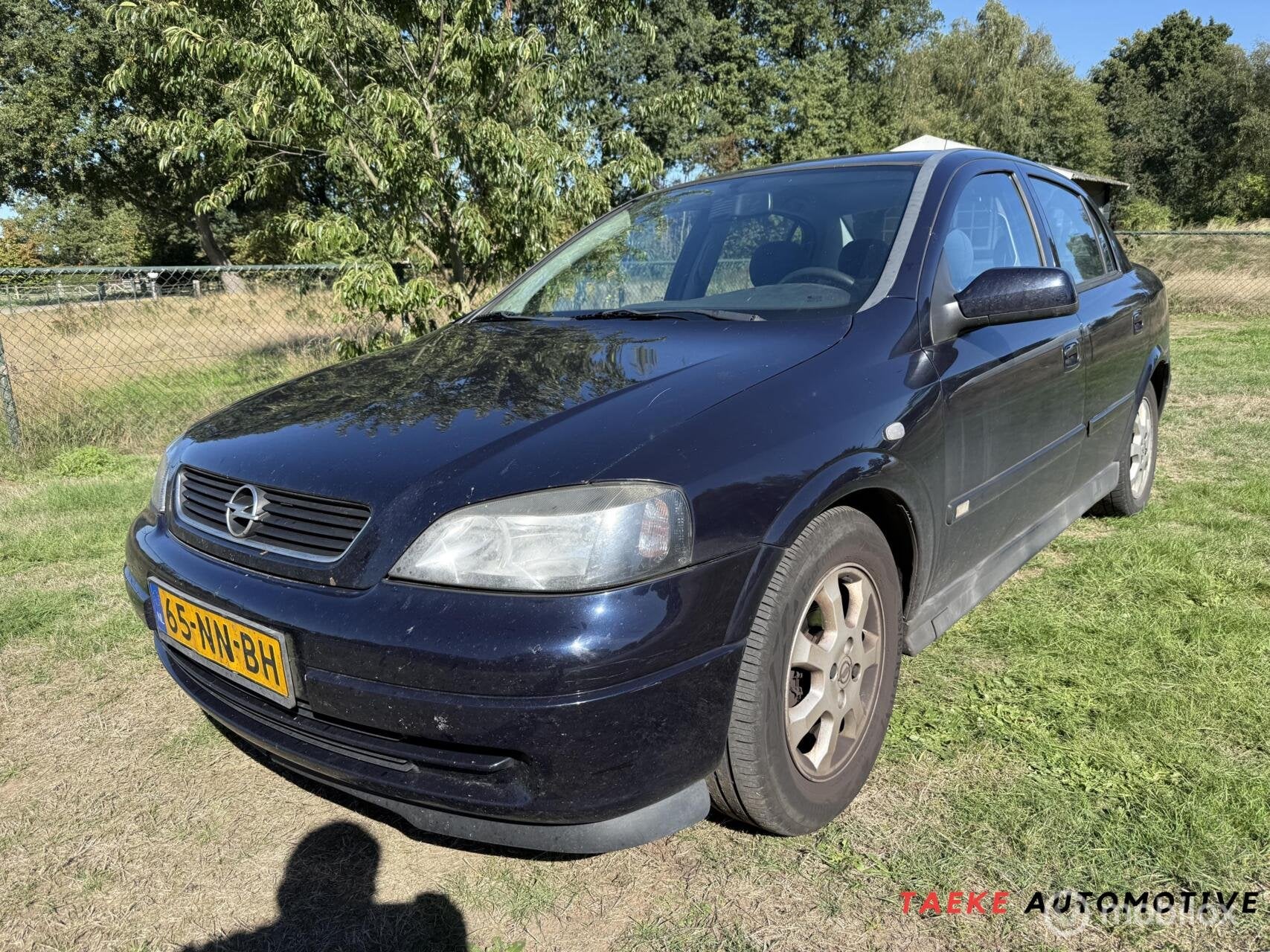 Opel Astra 1.6 Njoy AIRCO/NAP/1EIG/LEESTEKST, Auto's, Voorwielaandrijving, Stof, Gebruikt, 4 cilinders
