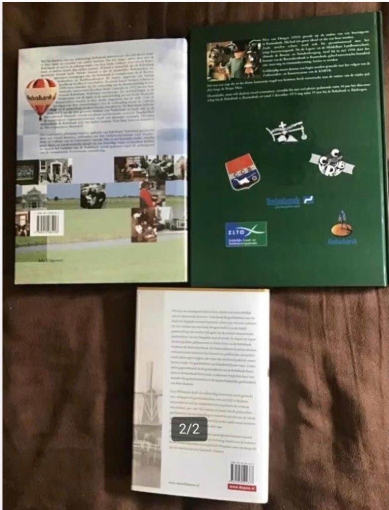 3 uitgaves geschiedenis van de Rabobank, Ophalen of Verzenden, Zo goed als nieuw