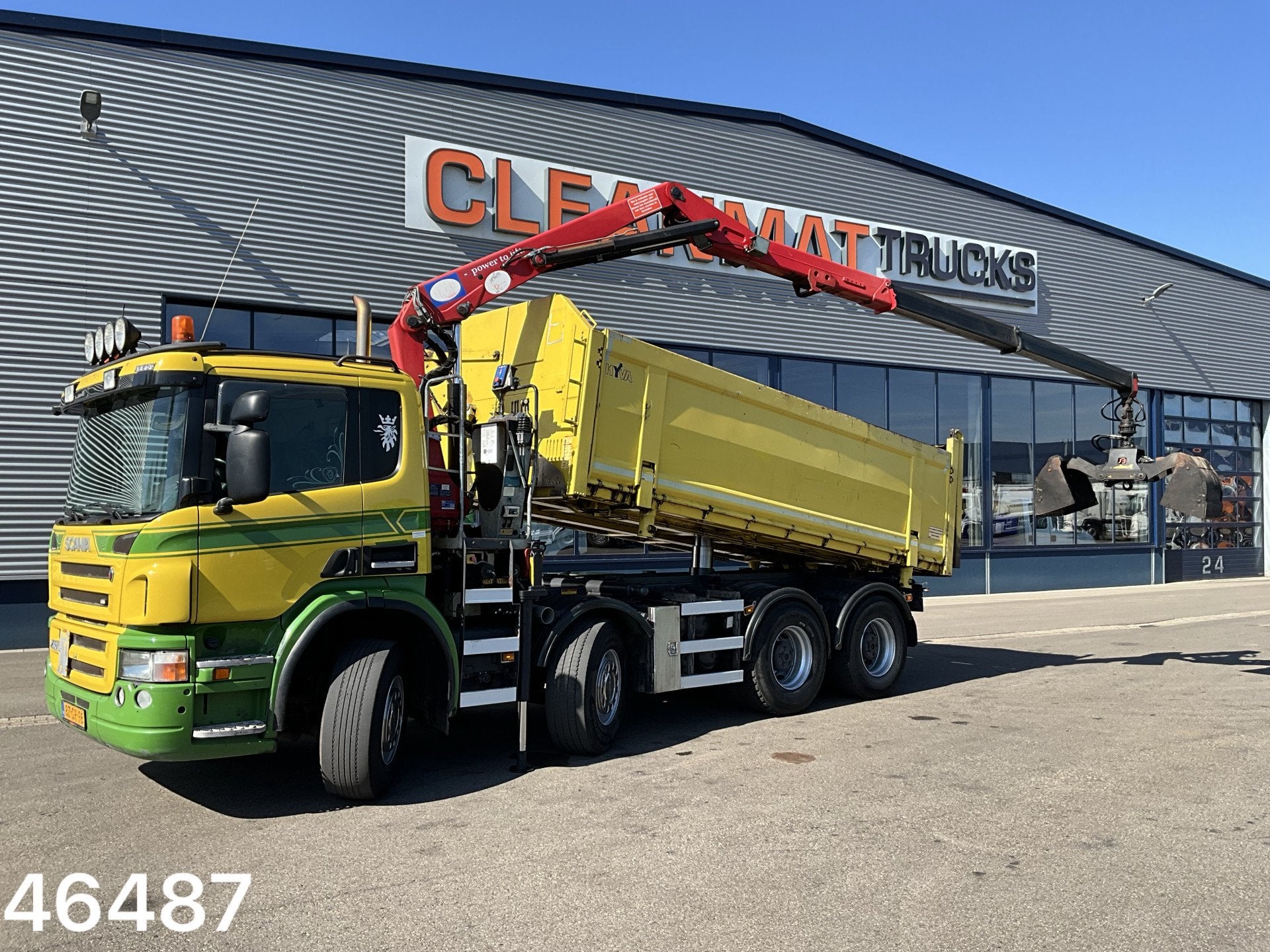 Scania P 400 8x4 Retarder HMF 16 Tonmeter Z-kraan (bj 2011), Automaat, Euro 5, Scania, Origineel Nederlands