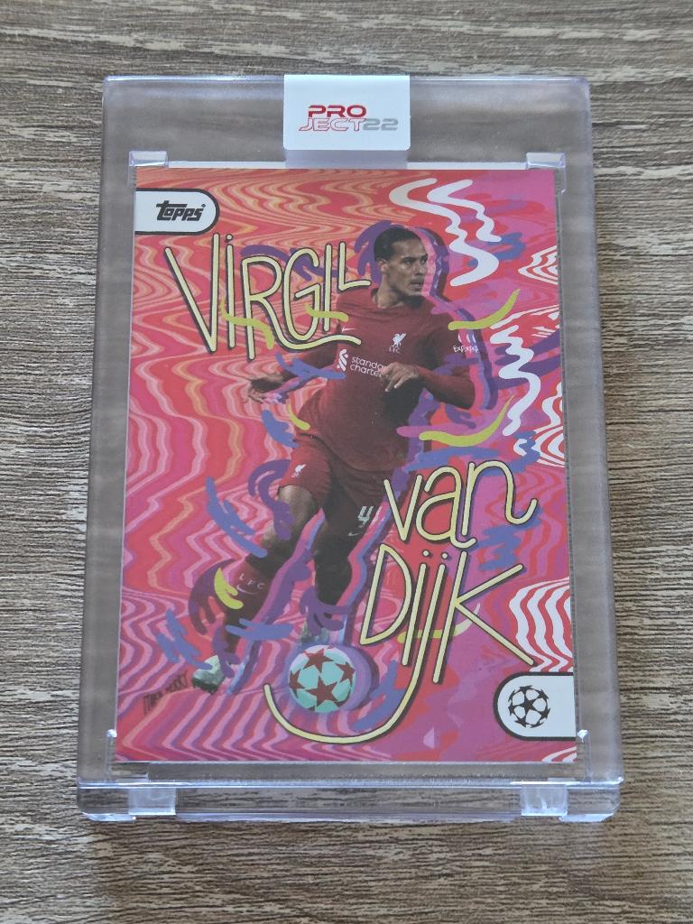 Topps project 22 Virgil van Dijk trading card, Ophalen of Verzenden, Nieuw, Buitenlandse clubs, Spelerskaart