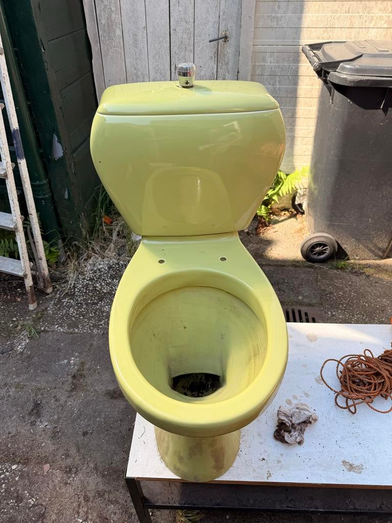 Vintage Sphinx WC pot - Matcha Groen - Zeer goede staat, Ophalen of Verzenden, Zo goed als nieuw