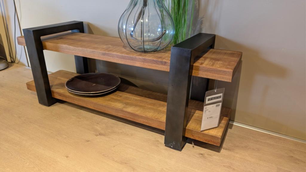 Tv meubel mango hout, Ophalen, Zo goed als nieuw, 25 tot 50 cm, Minder dan 100 cm