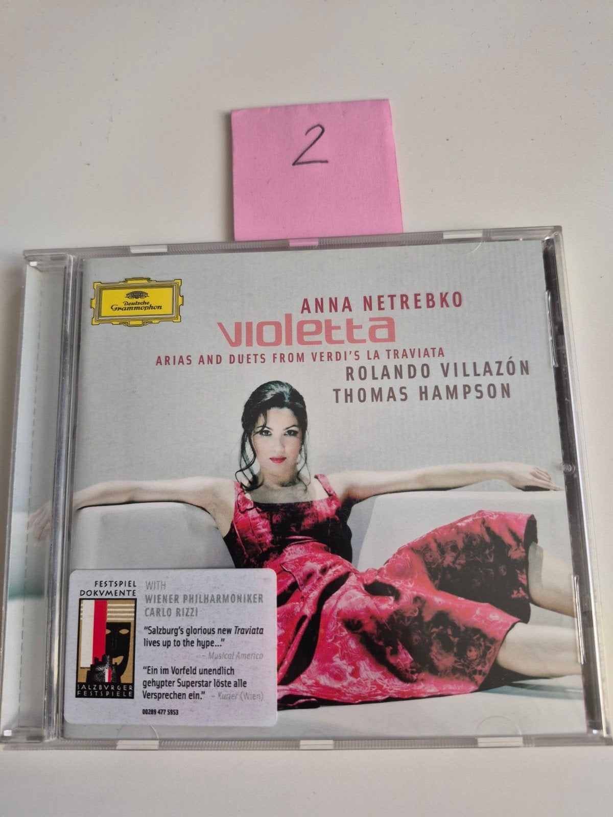 Anna Netrebko  Violetta: Arias & Duets uit Verdi's La Travia, Verdi, Opera of Operette, Inclusief doosje, Ophalen of Verzenden