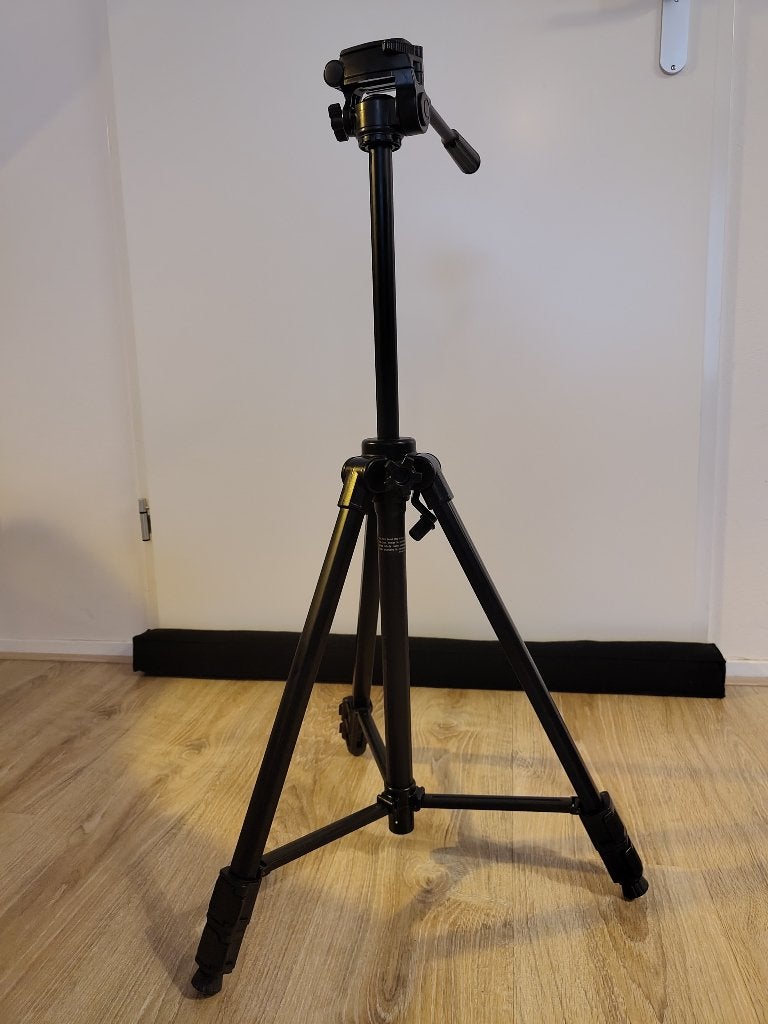 Statief Velbon DF-50F voor filmen en fotograferen, Inclusief draagtas, Velbon, Zo goed als nieuw, 150 tot 175 cm
