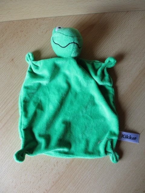 Max Velthuijs Kikker pluche tuttel  26cm, Ophalen of Verzenden, Zo goed als nieuw, Overige typen