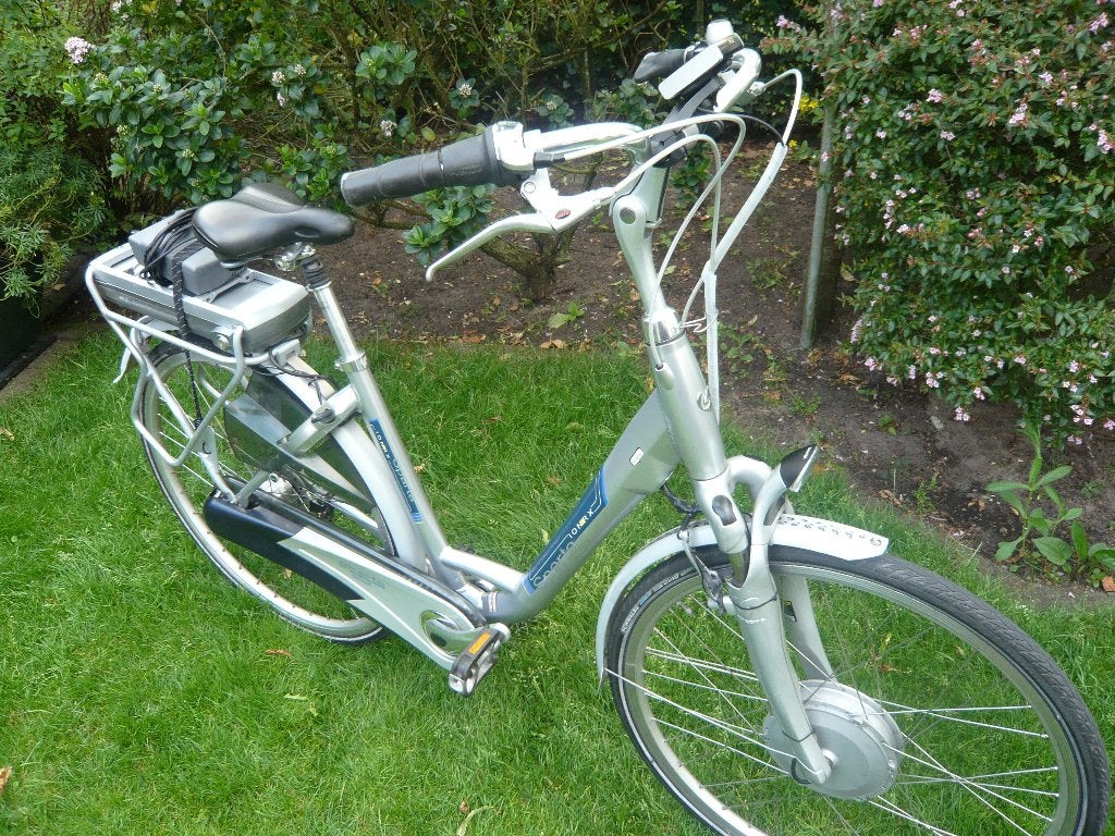 mooie aluminium 28" 48cm sparta ion rx E bike blauw- grijs, Ophalen, Sparta, Gebruikt, Versnellingen