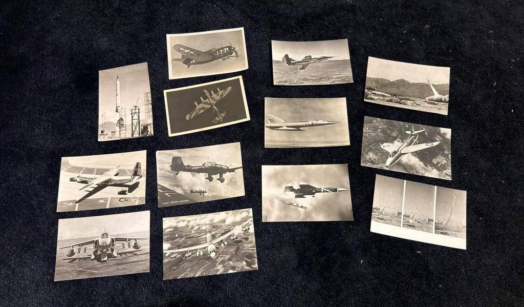 Lot anischtkaarten van militaire vliegtuigen, Verzamelen, Ophalen of Verzenden, Landmacht, Nederland