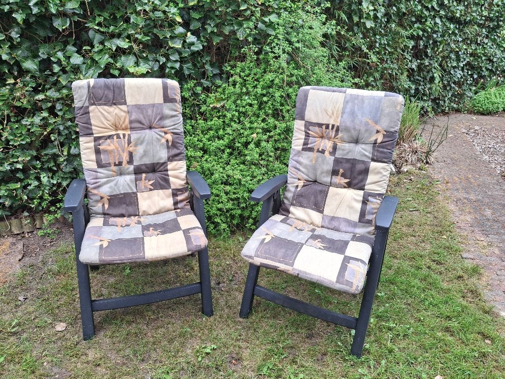 Tuinkussens met hoge rugleuning voor hartman stoelen oid, Ophalen, Gebruikt