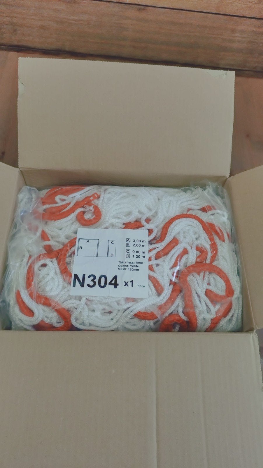 Doelnet ongebruikt in doos, Groter dan maat XL, Ophalen, Nieuw, Overige typen