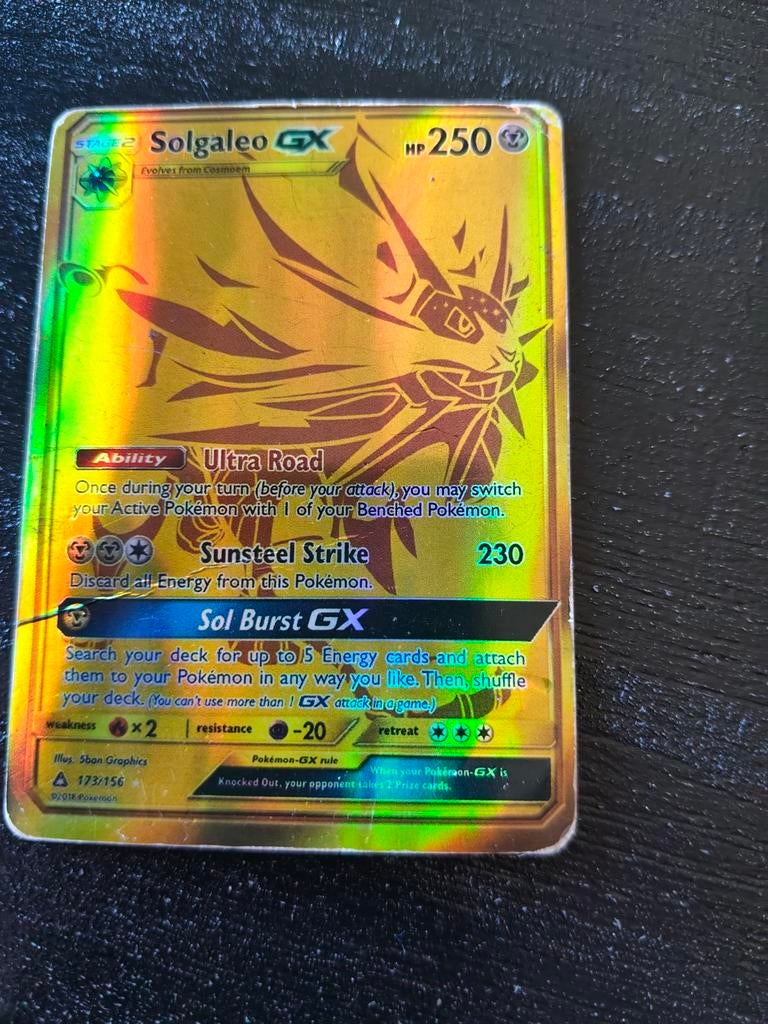 Pokémon kaarten - Solgaleo GX, Gengar EX en meer!, Ophalen of Verzenden, Gebruikt, Meerdere kaarten, Foil