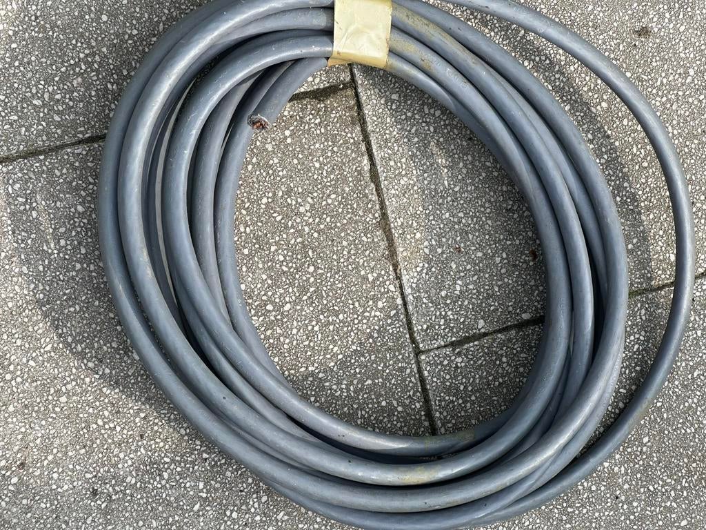 Grondkabel 10 meter 3-aderig gewapend, Ophalen of Verzenden, Gebruikt, Kabel of Snoer