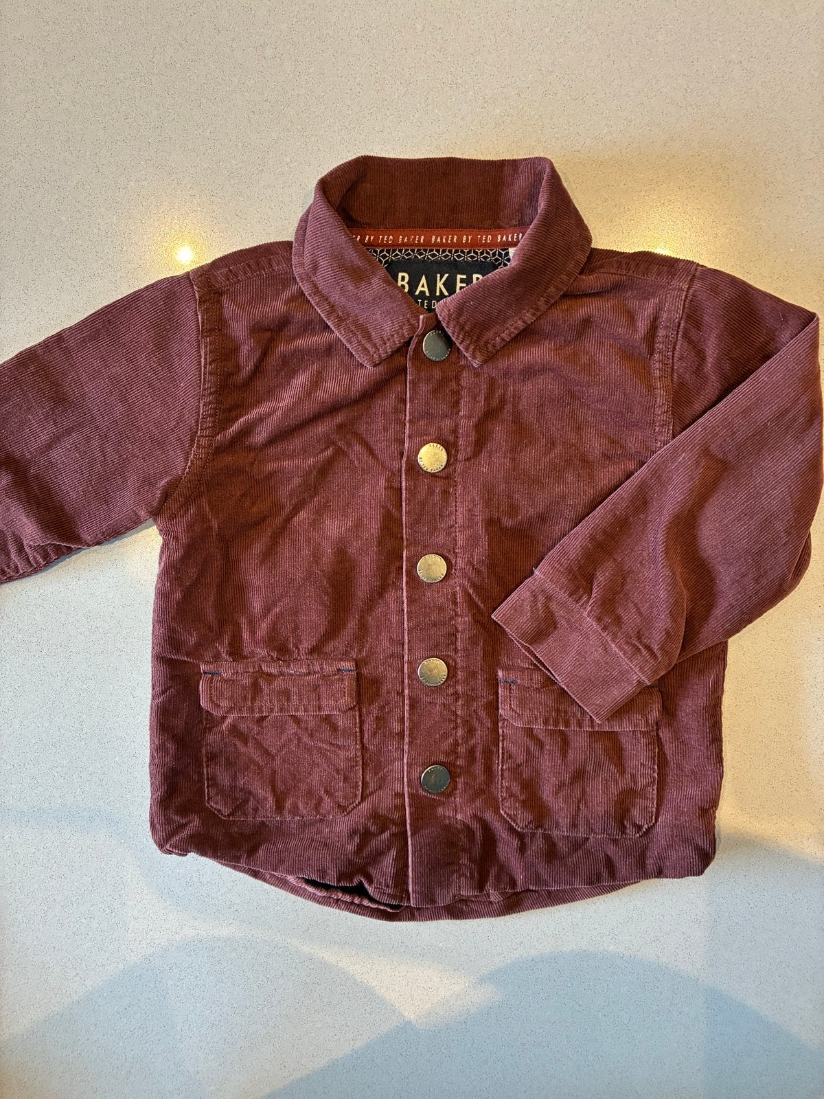 Mooie Ted Baker corduroy jas voor baby's, Ophalen of Verzenden, Zo goed als nieuw, Jongetje