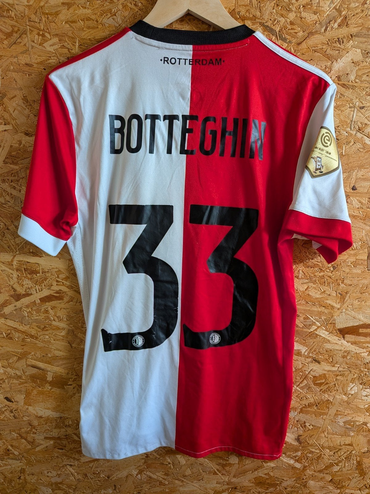 Feyenoord Rotterdam 2017/2018 Botteghin, Maat S, Ophalen of Verzenden, Gebruikt, Shirt