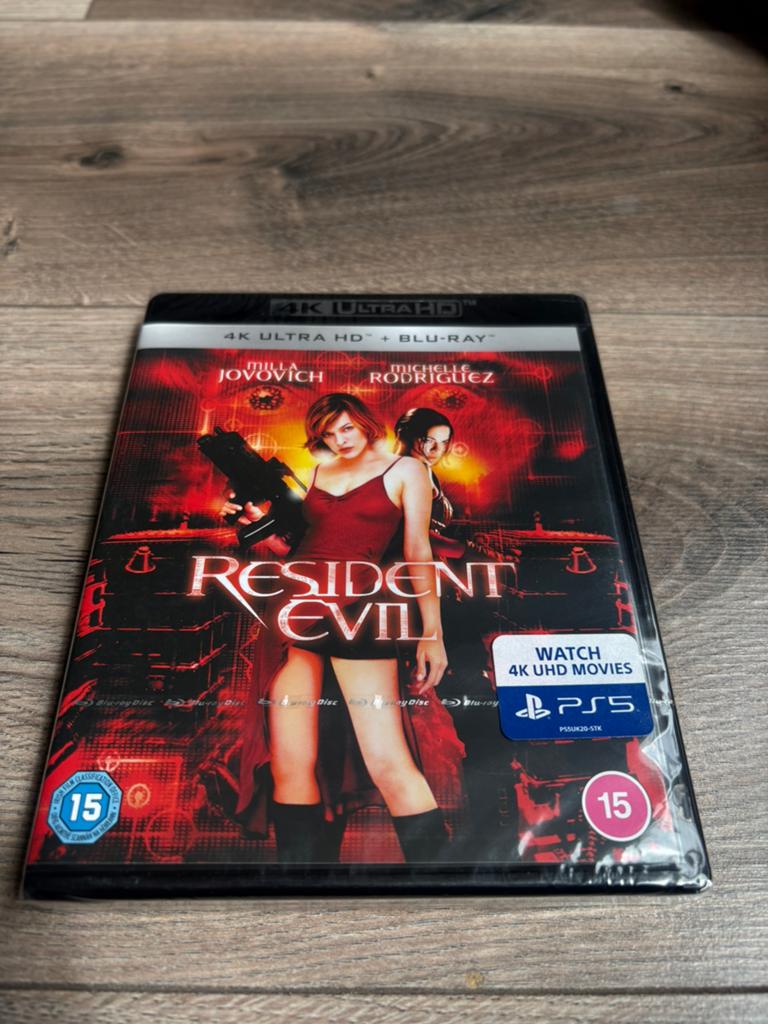 Resident Evil 4K/blu ray *Nieuw in plastic* NL ondertiteld, Cd's en Dvd's, Ophalen of Verzenden, Zo goed als nieuw, Horror