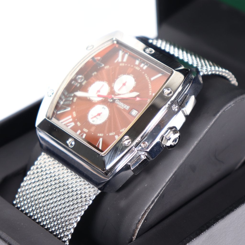 Gamages London eminence Steel Horloge (52mm) - A Grade, Gamages of London, Gebruikt, Info@gamages.london, 164-182 Oxford Street, Westminster