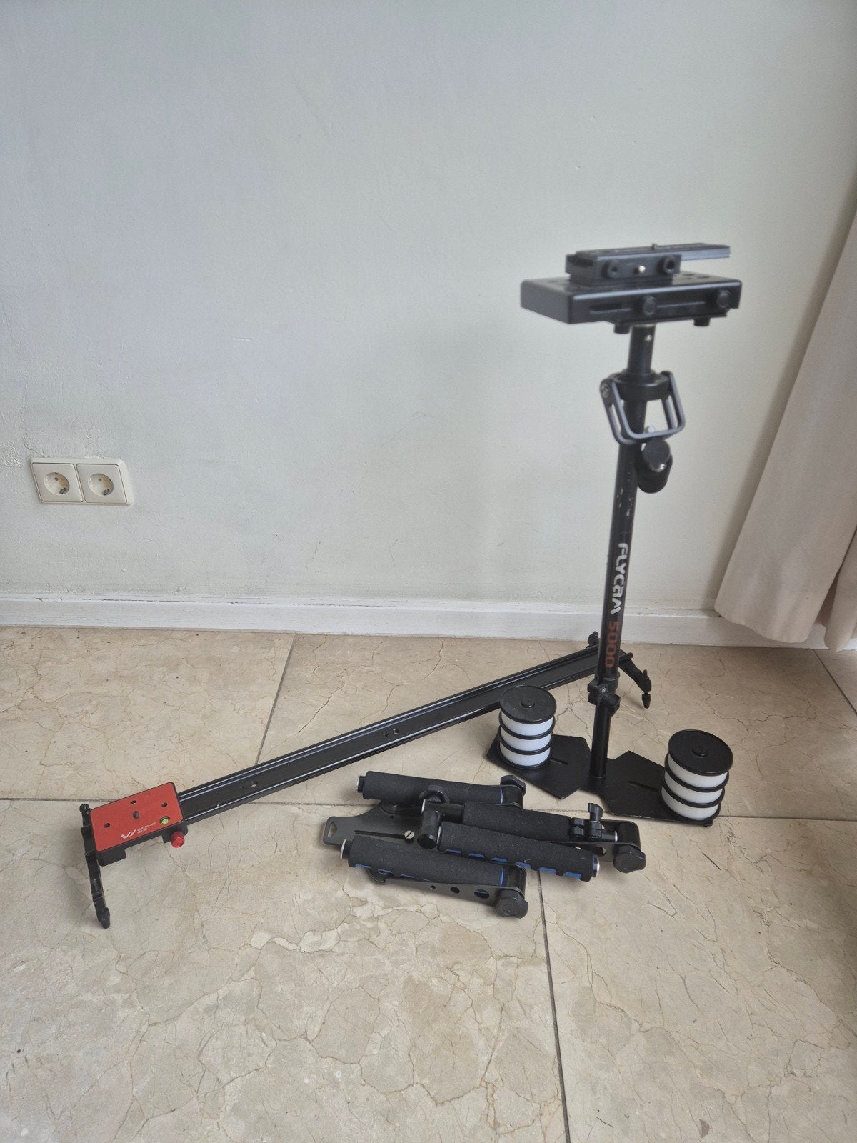Camera stabilisator set (slider, rig, steadyca, Audio, Tv en Foto, Fotografie | Professionele apparatuur, Overige merken, Camera rig/cage