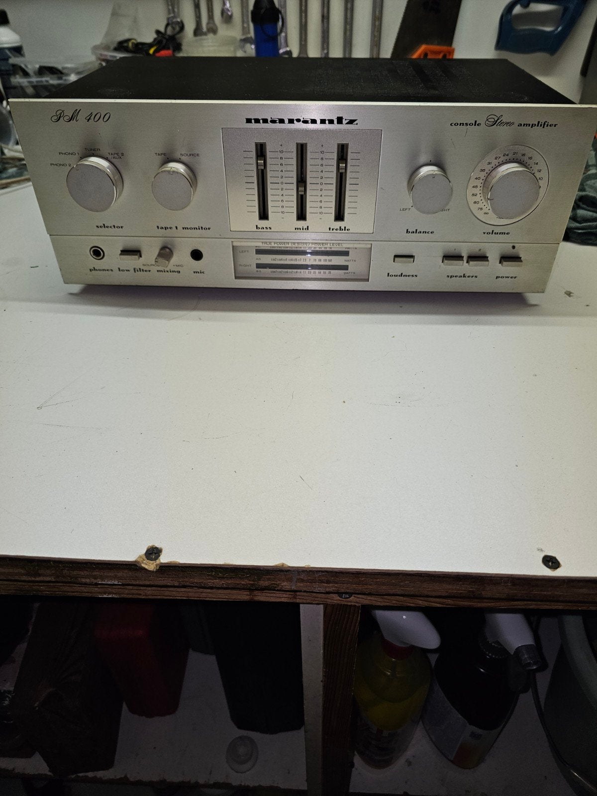Marantz PM400 Console Stereo Versterker - Vintage Audio, Audio, Tv en Foto, Ophalen of Verzenden, Marantz
