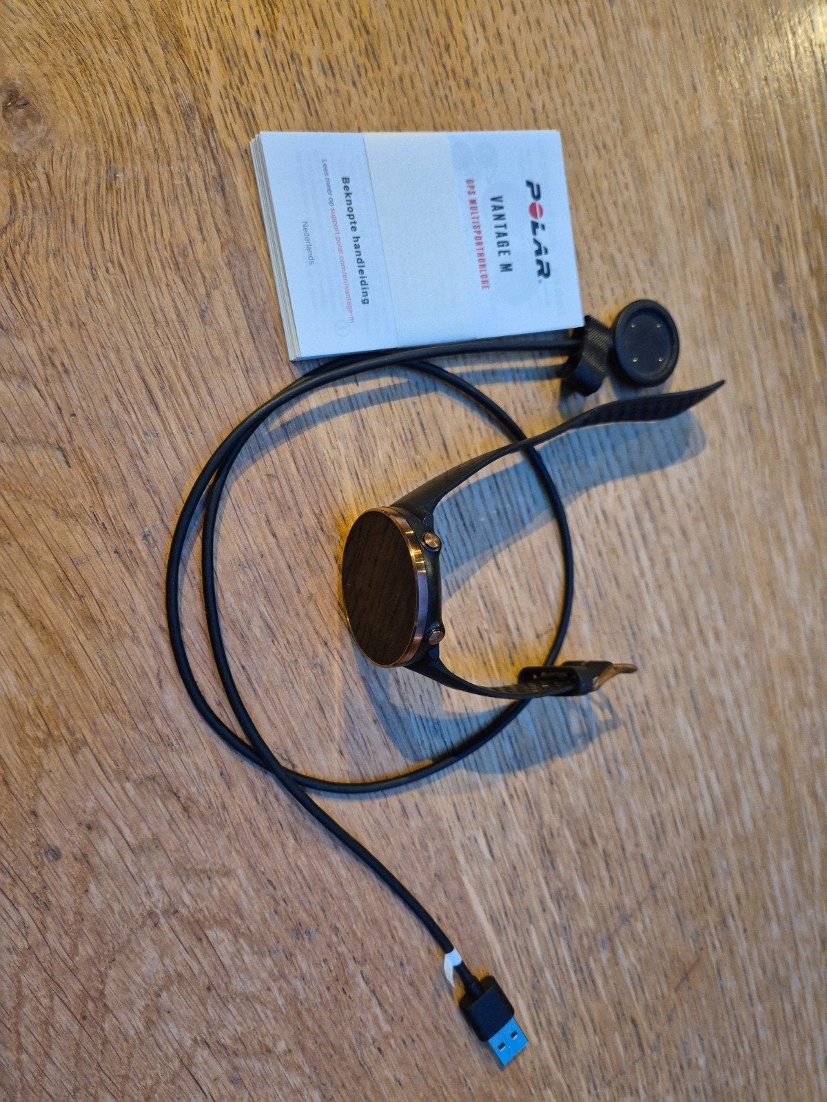 Sporthorloge Polar Vantage M, Ophalen, Gebruikt, Zwart, Waterdicht