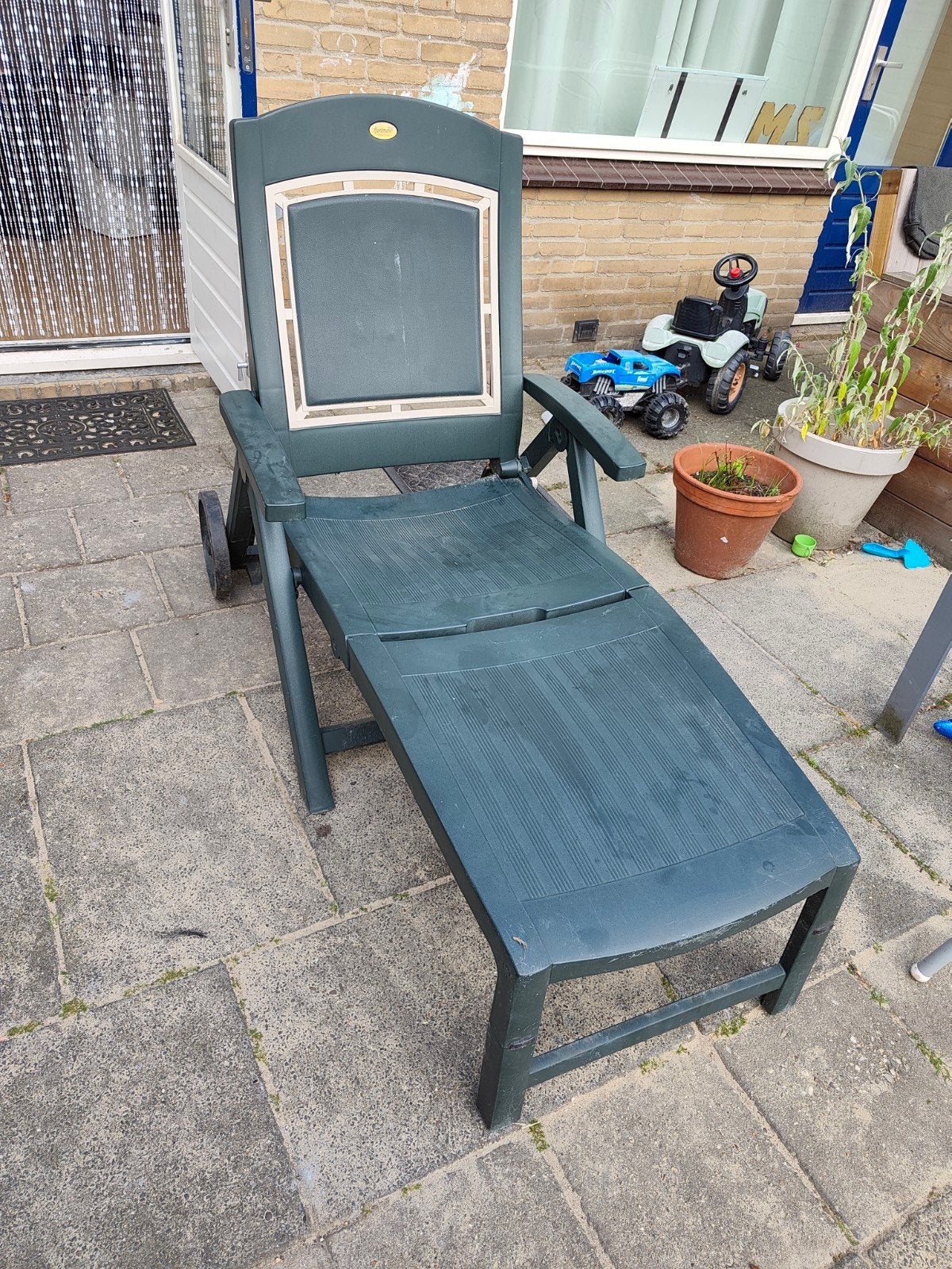 Hartman ligbed GRATIS, Tuin en Terras, Ophalen, Gebruikt, Kunststof, Verstelbaar